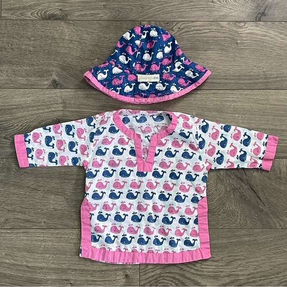 Pottery Barn Kids Swim Pottery Barn Kids Pink And Blue Whale Print